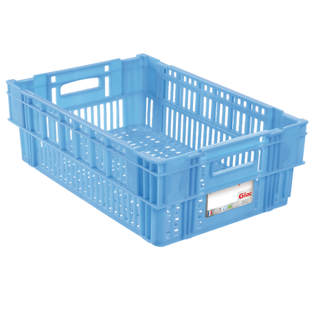 CAISSE AJOUR. 600X400 37L HACCP – Caisse ajourée – HygiRéa