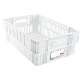 CAISSE AJOUR. 600X400 37L HACCP – Caisse ajourée – HygiRéa