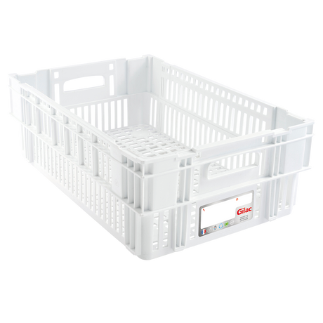 CAISSE AJOUR. 600X400 37L HACCP – Caisse ajourée – HygiRéa