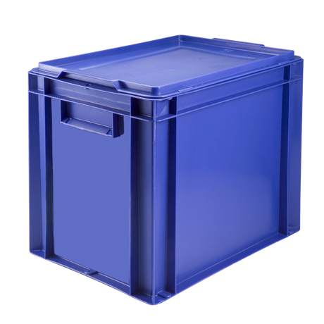 BAC PLEIN 400X300 27 L BLEU + COUV. – Bac renforcé – HygiRéa
