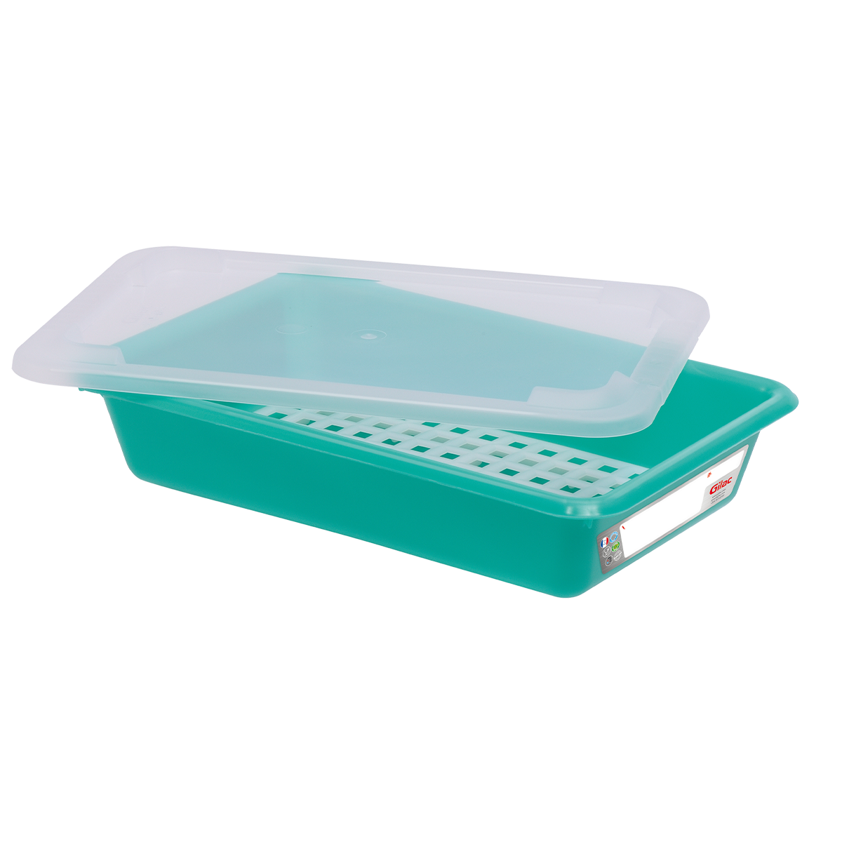 BAC PLAT 3 L HACCP + CV+ GRIL – Bac plat – HygiRéa