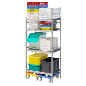 ETAGERE 4 NIV. ALU. L90XP56XH180 – Etagère, rayonnage – HygiRéa