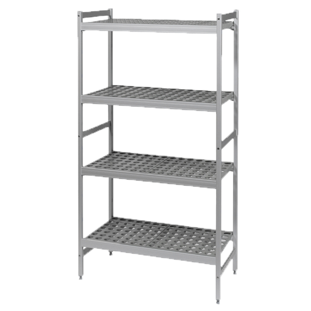 ETAGERE 4 NIV. ALU. L90XP56XH180 – Etagère, rayonnage – HygiRéa