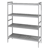 ETAGERE 4 NIV. ALU. L132XP56XH180 – Etagère, rayonnage – HygiRéa