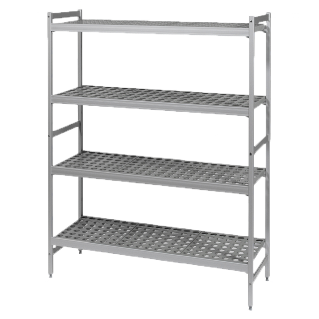 ETAGERE 4 NIV. ALU. L132XP56XH180 – Etagère, rayonnage – HygiRéa
