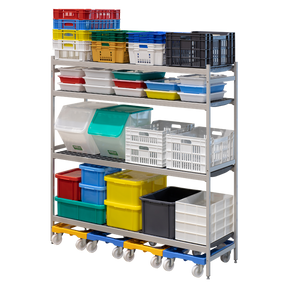 ETAGERE 4 NIV. ALU. L174XP56XH180 – Etagère, rayonnage – HygiRéa