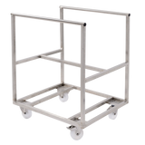 CHARIOT INOX BAC S.CYLINDRIQ. 220 L – Chariot – HygiRéa