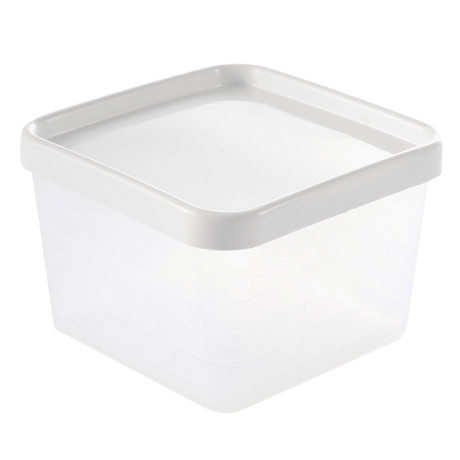 LOT DE 12 BOITES 0.6L + COUV.BLANC – Boîte réutilisable – HygiRéa