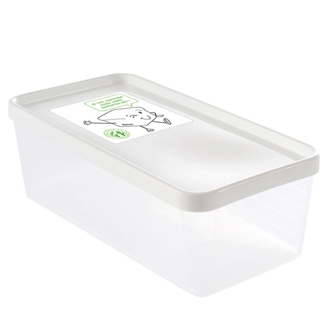 LOT DE 12 BOITES 1.2 L + COUV.BLANC – Boîte réutilisable – HygiRéa