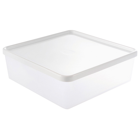 LOT DE 6 BOITES 2.5 L + COUV.BLANC – Boîte réutilisable – HygiRéa