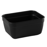 10 BOITES RECT. 0,4L NOIR + CV.TRP – Boîte réutilisable – HygiRéa