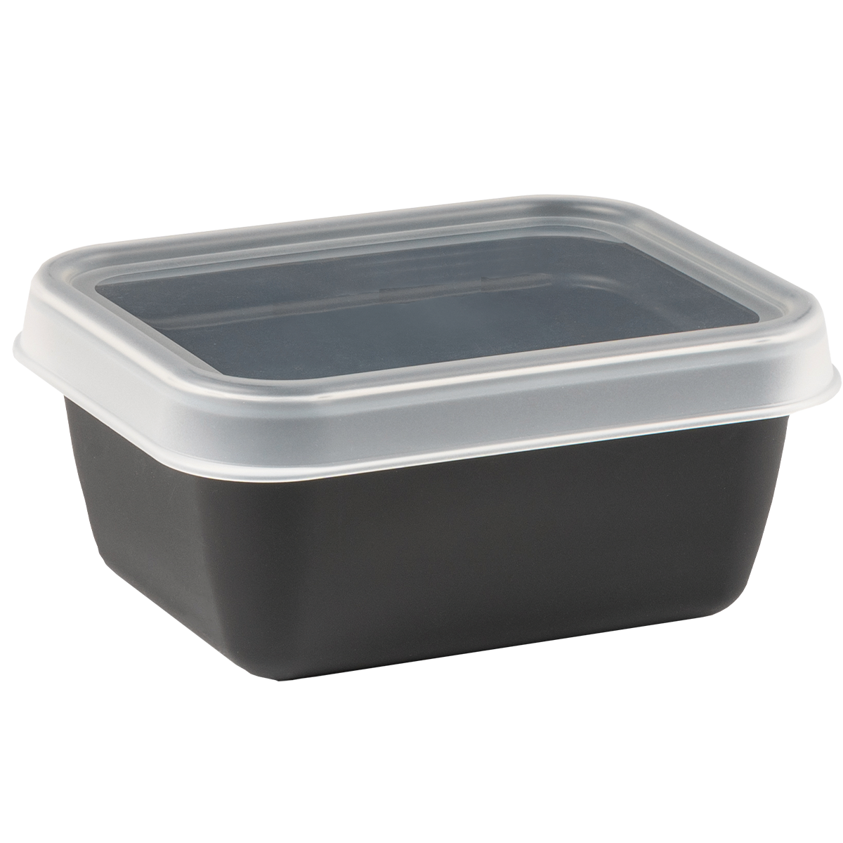 10 BOITES RECT. 0,4L NOIR + CV.TRP – Boîte réutilisable – HygiRéa