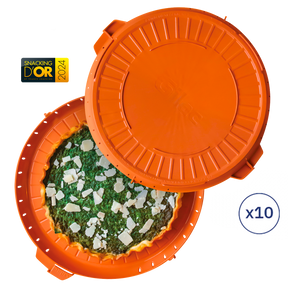 LOT 10 B2R -TERRACOTTA - PAVÉ GILAC – Boîte réutilisable – HygiRéa