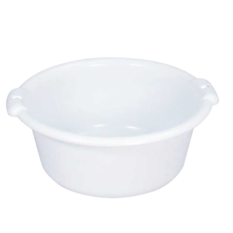 CUVETTE RONDE 14 L BLANC – Cuvette – HygiRéa