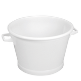 BAQUET ROND FD RENFORCE BLANC – Baquet – HygiRéa