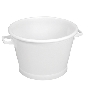 BAQUET ROND FD RENFORCE BLANC – Baquet – HygiRéa