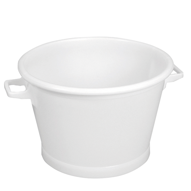 BAQUET ROND FD RENFORCE BLANC – Baquet – HygiRéa