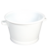 BAQUET ROND FD RENFORCE BLANC – Baquet – HygiRéa