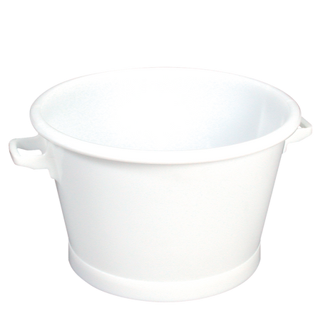 BAQUET ROND FD RENFORCE BLANC – Baquet – HygiRéa