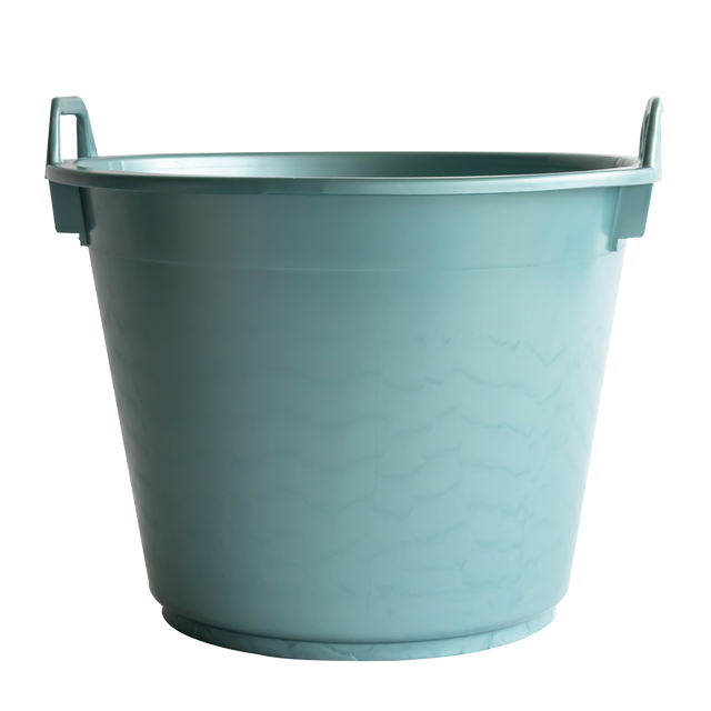 BAQUET ROND 40L VERT – Baquet – HygiRéa