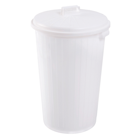 CONTENEUR ALIM. ROND 35L BLANC COUV – Conteneur alimentaire – HygiRéa