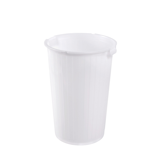 POUBELLE 35 L BLANC – Poubelle ronde – HygiRéa