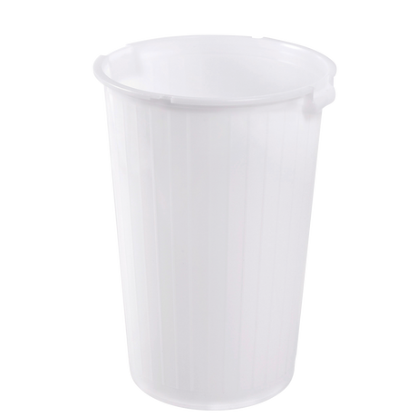 CONTENEUR ALIM. ROND 35 L BLANC – Conteneur alimentaire – HygiRéa