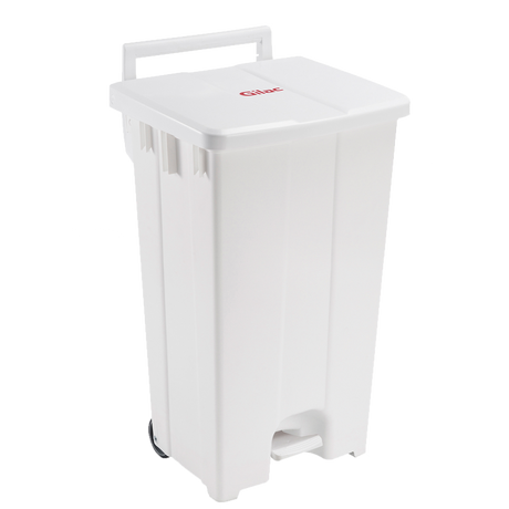 COLLECTEUR 100L A PEDALE COUV – Collecteur à pédale – HygiRéa
