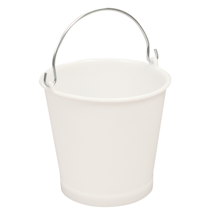 SEAU ROND 10 L ANSE INOX – Seau – HygiRéa