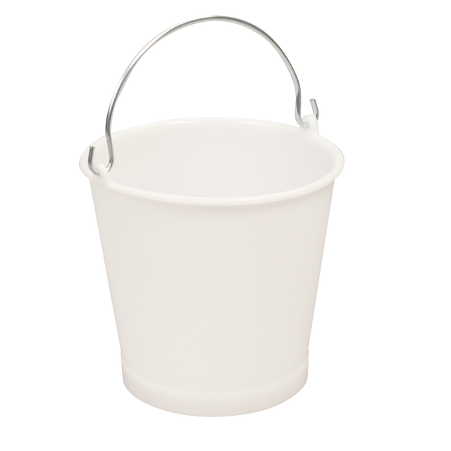 SEAU ROND 10 L ANSE INOX – Seau – HygiRéa
