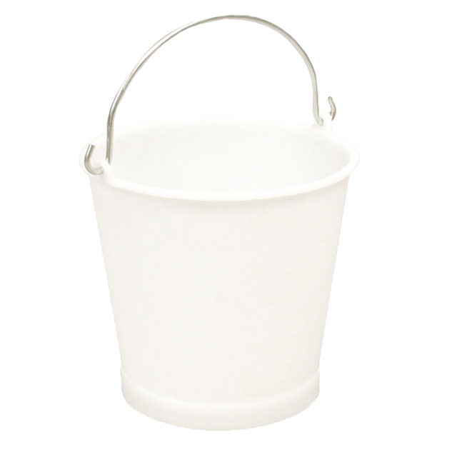 SEAU ROND 13 L ANSE INOX – Seau – HygiRéa