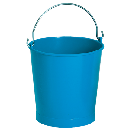 SEAU ROND 13 L ANSE INOX – Seau – HygiRéa