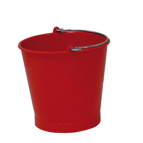 SEAU ROND 13 L ANSE INOX – Seau – HygiRéa