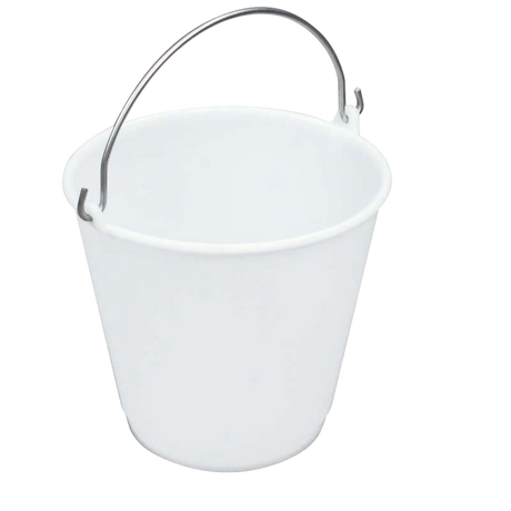 SEAU ROND 14 L ANSE INOX – Seau – HygiRéa