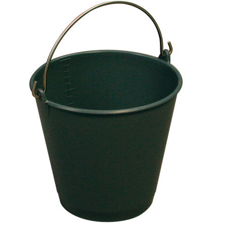 SEAU ROND 14 L ANSE INOX – Seau – HygiRéa