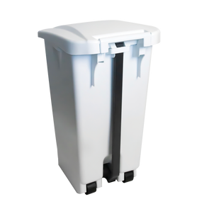 POUB ECO PEDALE 60 L COUV BLC – Poubelle à pédale – HygiRéa