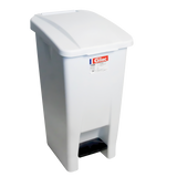 POUB ECO PEDALE 60 L COUV BLC – Poubelle à pédale – HygiRéa