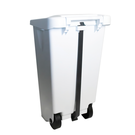 POUB ECO PEDALE 80 L COUV BLC – Poubelle à pédale – HygiRéa