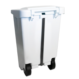 POUB ECO PEDALE 120 L COUV BLC – Poubelle à pédale – HygiRéa