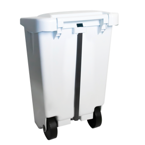 POUB ECO PEDALE 120 L COUV BLC – Poubelle à pédale – HygiRéa