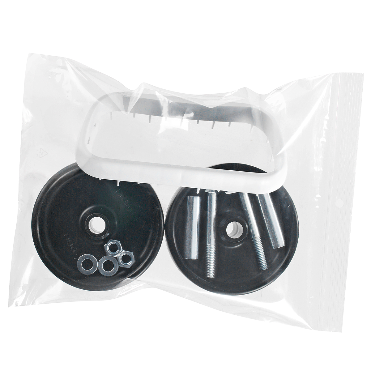 LOT 2 ROUES + VISSERIE SUPPORT SAC – Support sac – HygiRéa