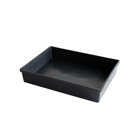 BAC SEMIS ECO PLEIN 565X425X80 NOIR – Bac plat – HygiRéa