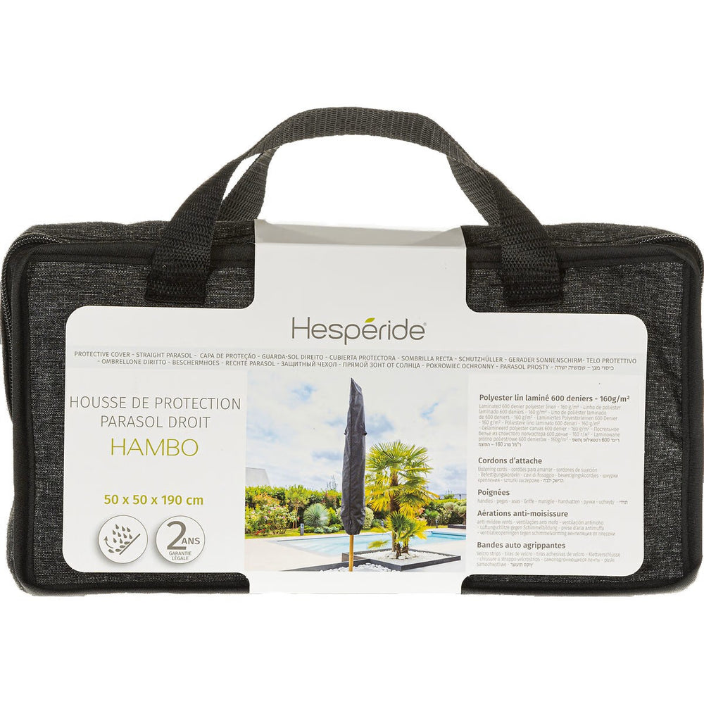 Housse de protection HAMBO pour parasol droit – Housses de Parasols – HygiRéa