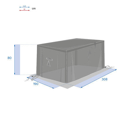 HOUSSE DE PROTECTION HAMBO - TABLE RECTANGULAIRE