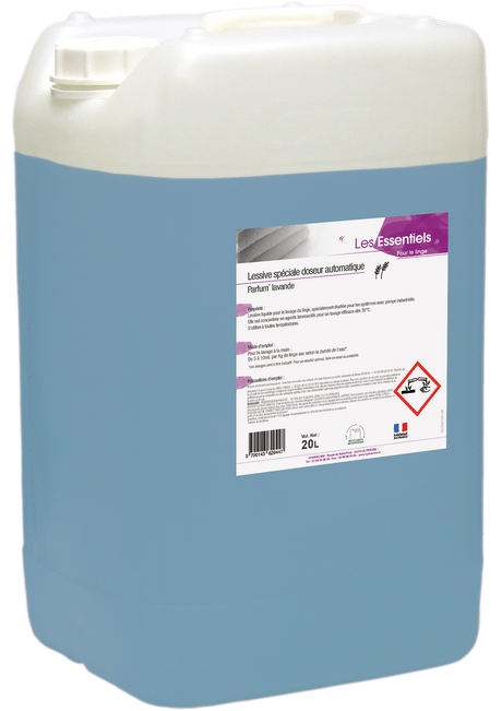 LESSIVE LIQUIDE SPÉCIAL DOSEUR 20L – Lessive liquide spéciale blanchisserie – HygiRéa