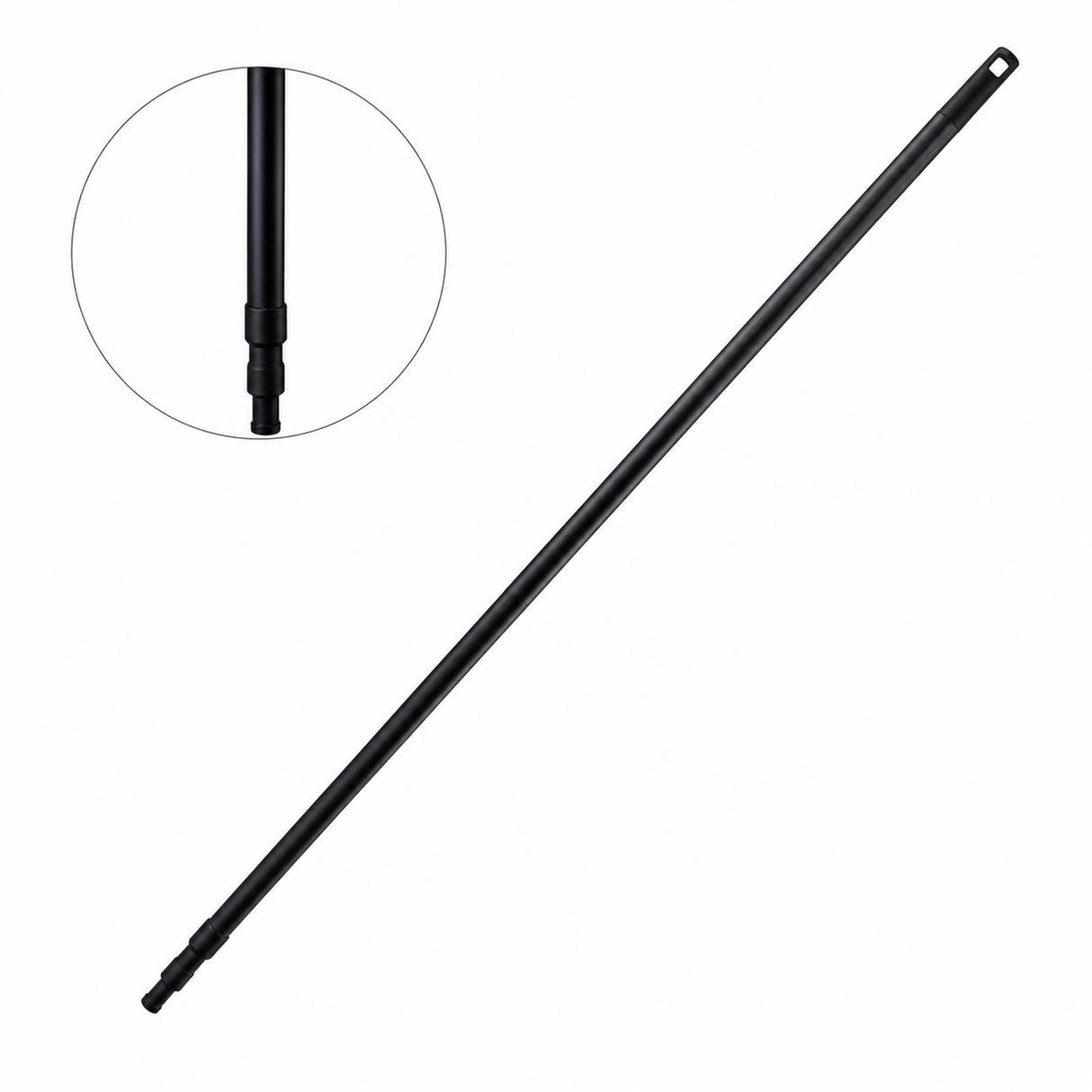 MANCHE A BALAI TELESCOPIQUE METAL EMBOUT TOURNANT
