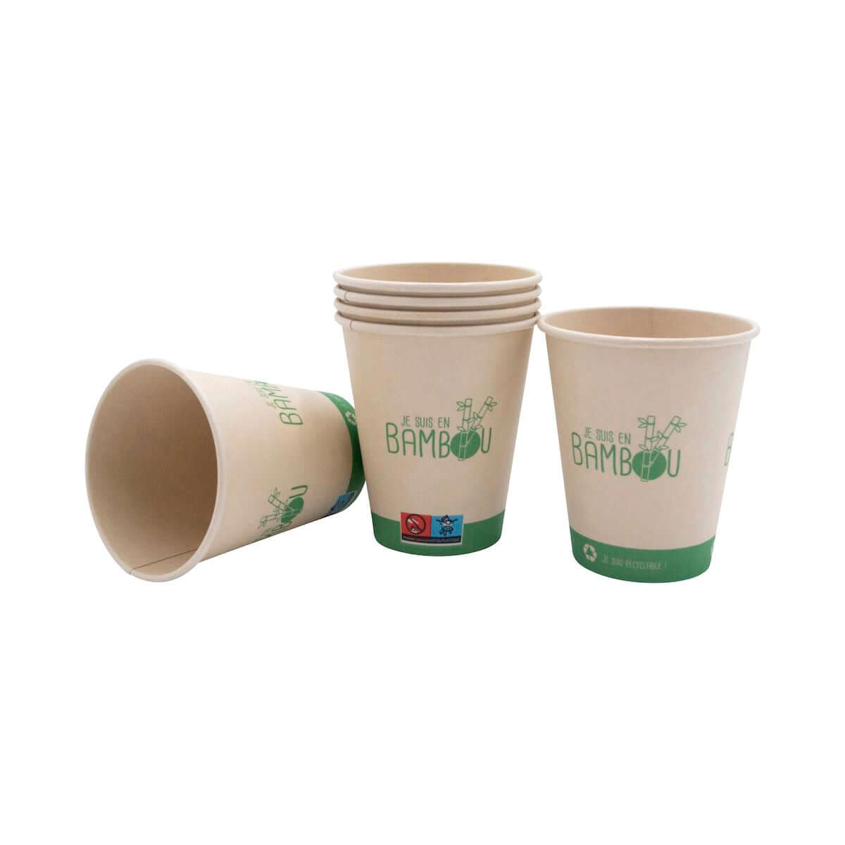 Gobelets Bambou – Gobelets Jetables – HygiRéa