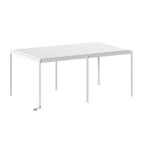 PERGOLA ELECTRIQUE EVORA 6 x 3,6 M ALUMINIUM BLANC
