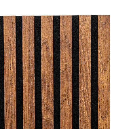 PANNEAU MURAL 240 X 60 CM MDF EFFET BOIS FONCE