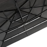 Parasol déporté rectangulaire multi-toile MELHIA Anthracite – Parasols – HygiRéa